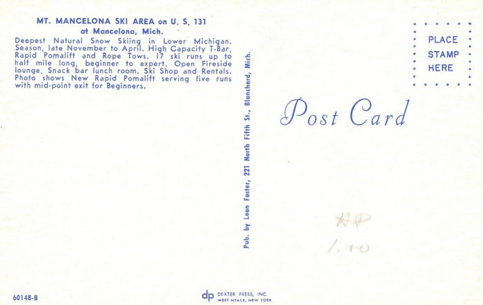 Mt. Mancelona - Postcard (newer photo)